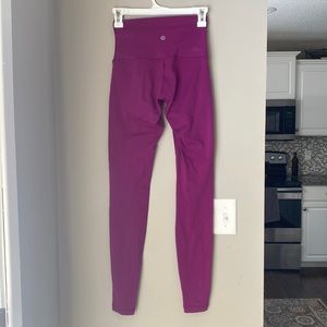 Lululemon Align 28inch Magenta Leggings Size 4
